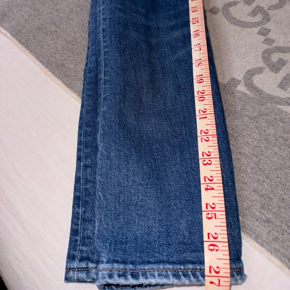 Denim Forum Yoko High Rise Slim Indigo Slim Jeans, 25 - Picture 11 of 11